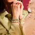 Unicorn Green | Silver | Mermaid Glass Bead Bracelet